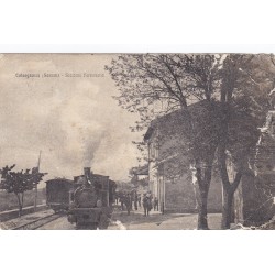 CALANGIANUS  Stazione Ferroviaria - viaggiata 1923